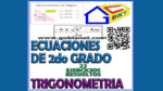 ECUACIONES DE 2do GRADO // TRIGONOMETRIA.