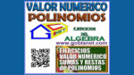 VALOR NUMÉRICO Y POLINOMIOS.